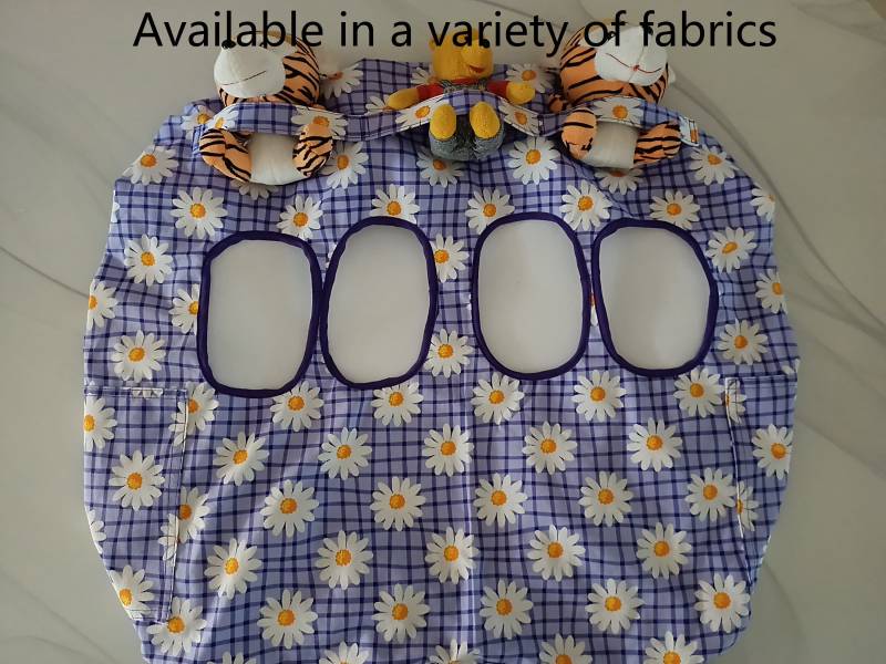 Neues Produkt Im Sale Einkaufswagenabdeckung Mit Taschen/Trolleywageneinlage - Einzel- Oder Doppelsitz von Etsy - PurpleChilliDesigns