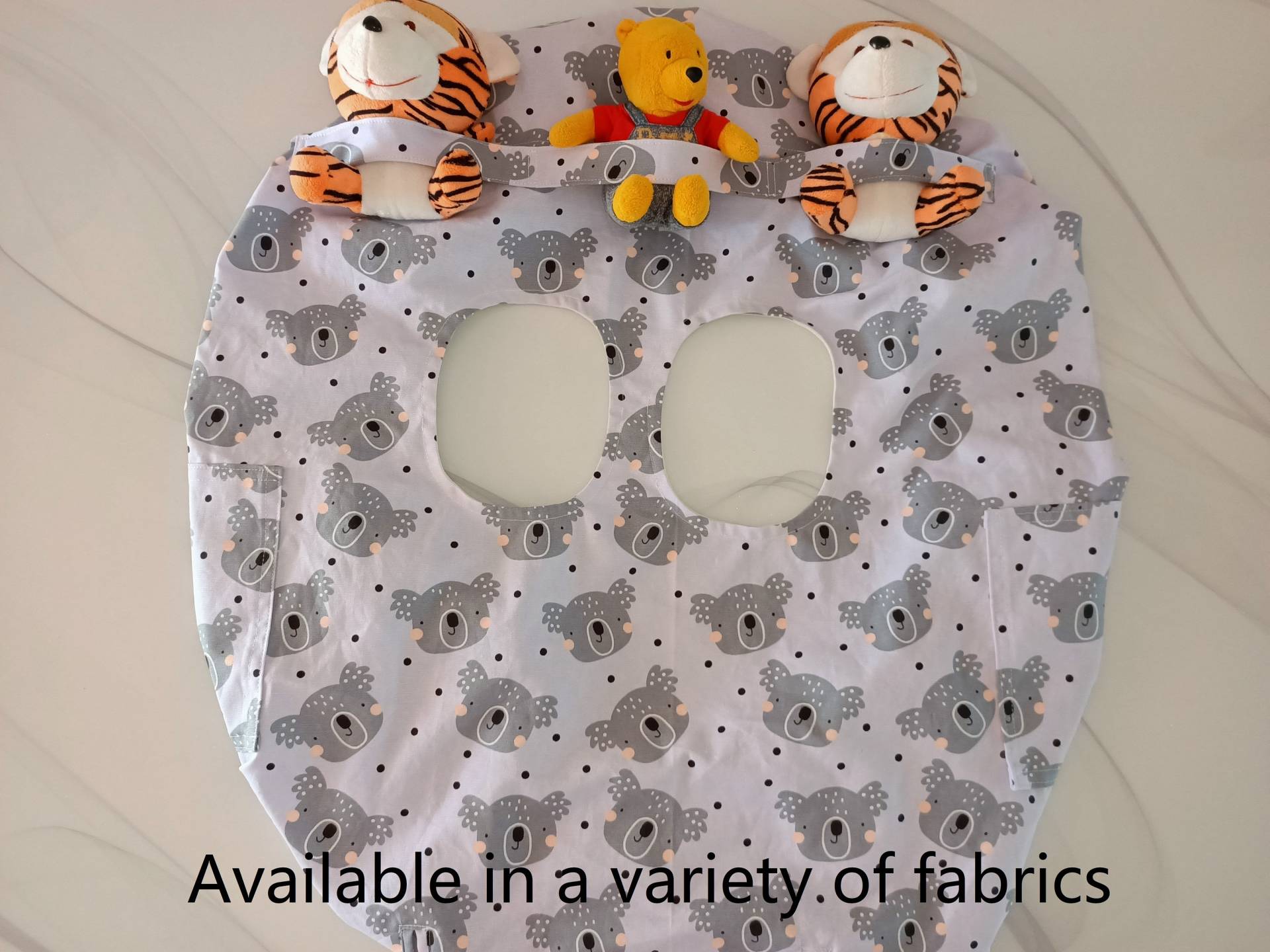 Warenkorb-Abdeckung Aus Baumwolle Einzel -/Doppelsitz, Taschen, Handgefertigt in Australien von Etsy - PurpleChilliDesigns