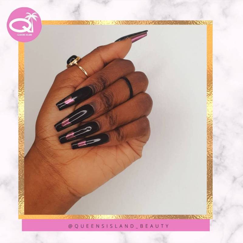Schwarzes Herz von Etsy - QueensIslandColours