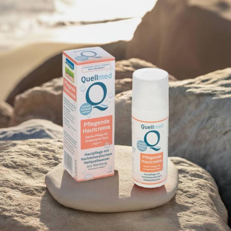 Quellmed Hautcreme 50Ml - Tiefenhydration Mit Heilquellwasser | Perfekt Bei Trockener Und Sensibler Haut Ohne Parfum & Vegan von Etsy - Quellmed