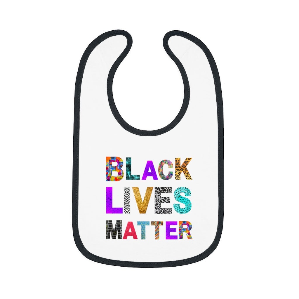 Blm Baby Lätzchen Weicher Baumwolljersey, Oversize Design von Etsy - QuellomoonCollection