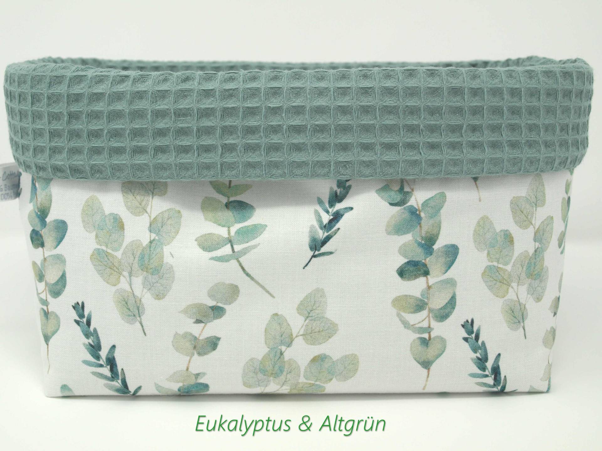 stoffkorb 12x20(L Motivwahl, Eukalyptus/Altgrün, Blueberry/Blush, Waldfreunde/Hellbeige, Regenbogen, Rainbow, Waffelpique Utensilo, Tiere stoffkorb 12x20(L Motivwahl, Eukalyptus/Altgrün, Blueberry/Blush, Waldfreunde/Hellbeige, Regenbogen, Rainbow, Waffelpique Utensilo, Tiere von Etsy - QuiltCottageLove