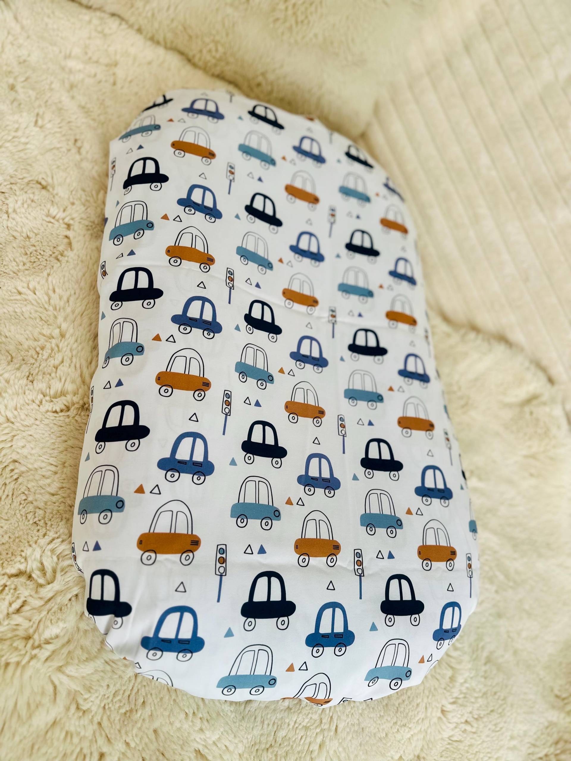 Handgefertigter Bezug Für Kissen | Passend Snuggle Me Handgefertigter Bezug Für Kissen | Passend Snuggle Me von Etsy - RAJULO