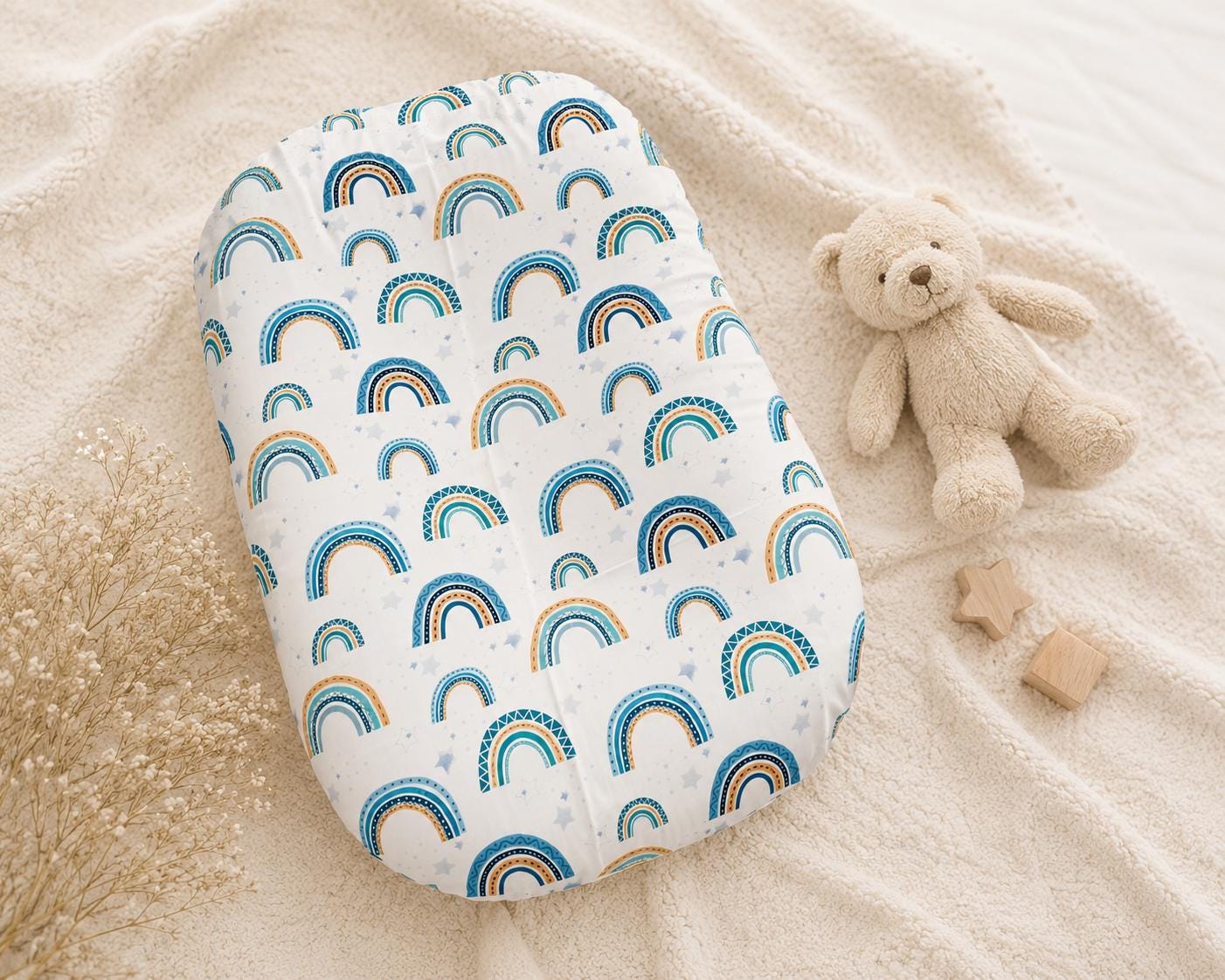 Handgefertigter Bezug Für Kissen | Passend Snuggle Me Handgefertigter Bezug Für Kissen | Passend Snuggle Me von Etsy - RAJULO