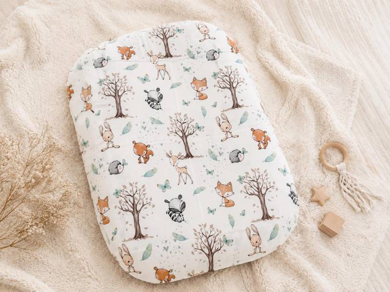 Handgefertigter Bezug Für Kissen Waldtiere | Passend Snuggle Me Handgefertigter Bezug Für Kissen Waldtiere | Passend Snuggle Me von Etsy - RAJULO