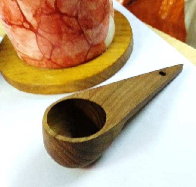 Personalisierter Teak Holz Mini Löffel - Handgemachter Kaffee Tee Sampler von Etsy - ROYALSPOON