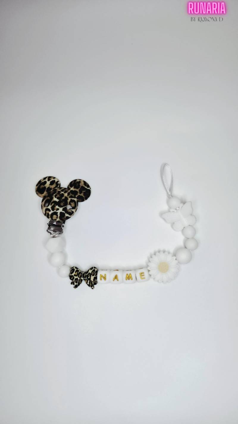 Schnullerkette Mit/Ohne Namen Handgemacht von Etsy - RRXRSHOP