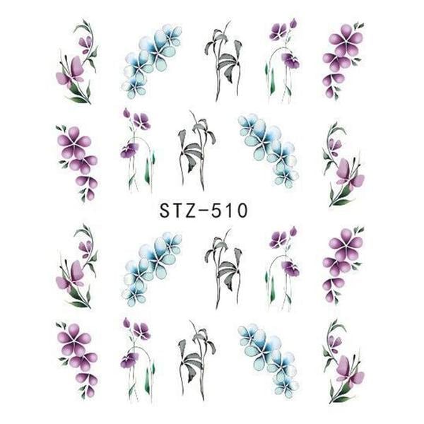 510 Nailart Wasserpflanzen Sticker Transfers | 510 von Etsy - RachelsNailsByRachel