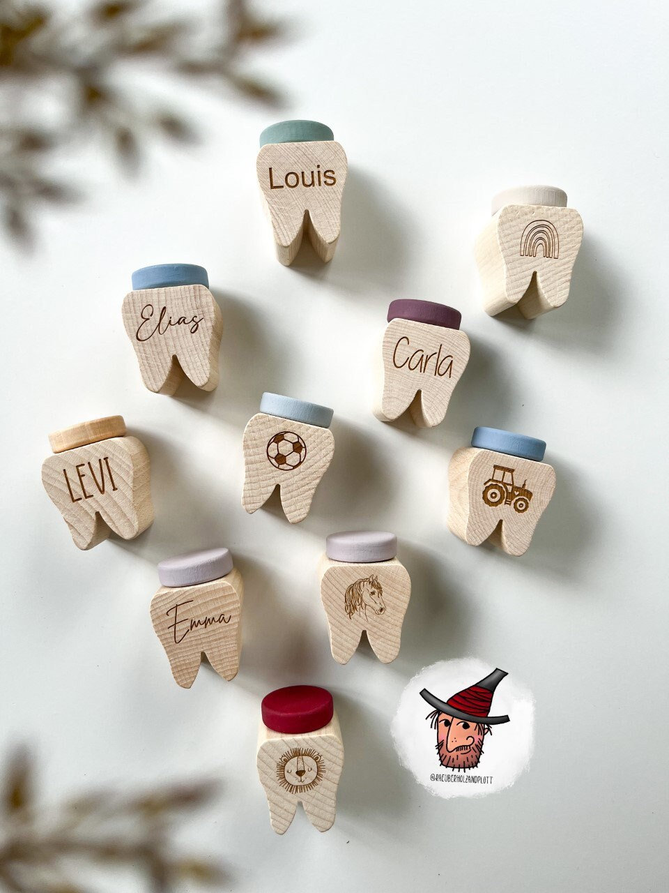 Personalisierte Zahndose | Zahndöschen Milchzahndose Aus Holz Mit Name Und Motiv Geschenkidee Kind Bunt Geschenk Zahnfee Personalisierte Zahndose | Zahndöschen Milchzahndose Aus Holz Mit Name Und Motiv Geschenkidee Kind Bunt Geschenk Zahnfee von Etsy - RaeuberHolzandplott