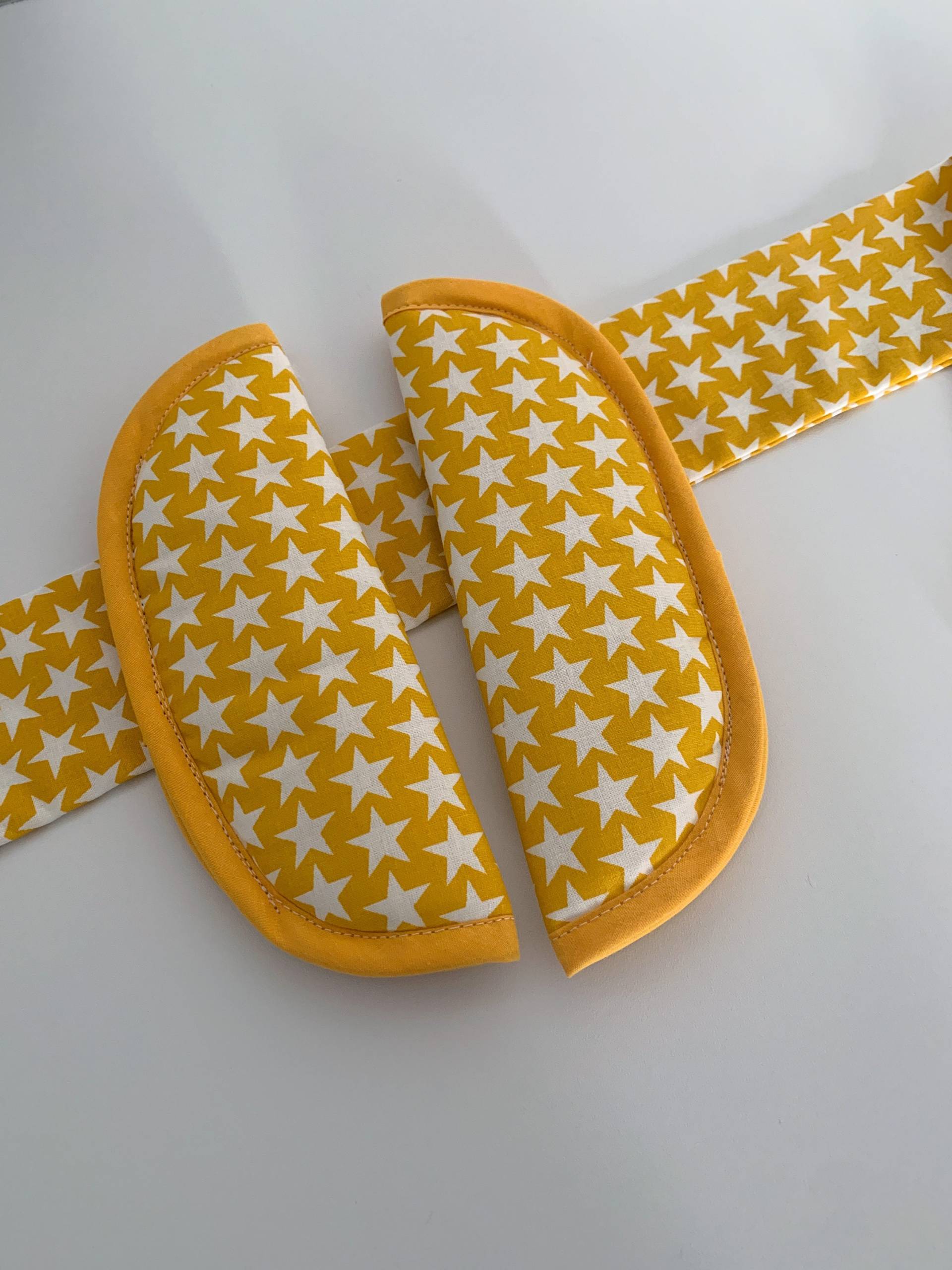 Gurtpolster + Bügelschoner Für Kinderwagen Buggy Bugaboo Stars Gelb von Etsy - Rafetti