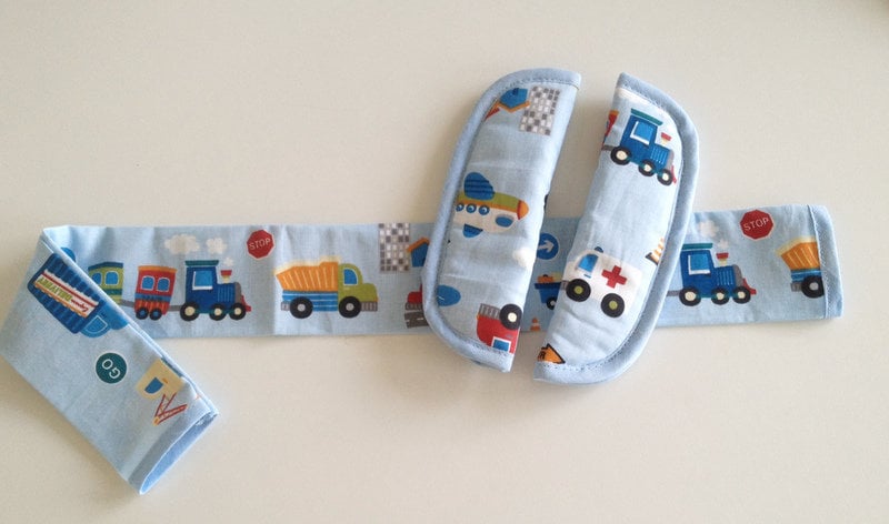 Kinderwagen Buggy Bezug Gurtpolster Bauchbügel Autos von Etsy - Rafetti