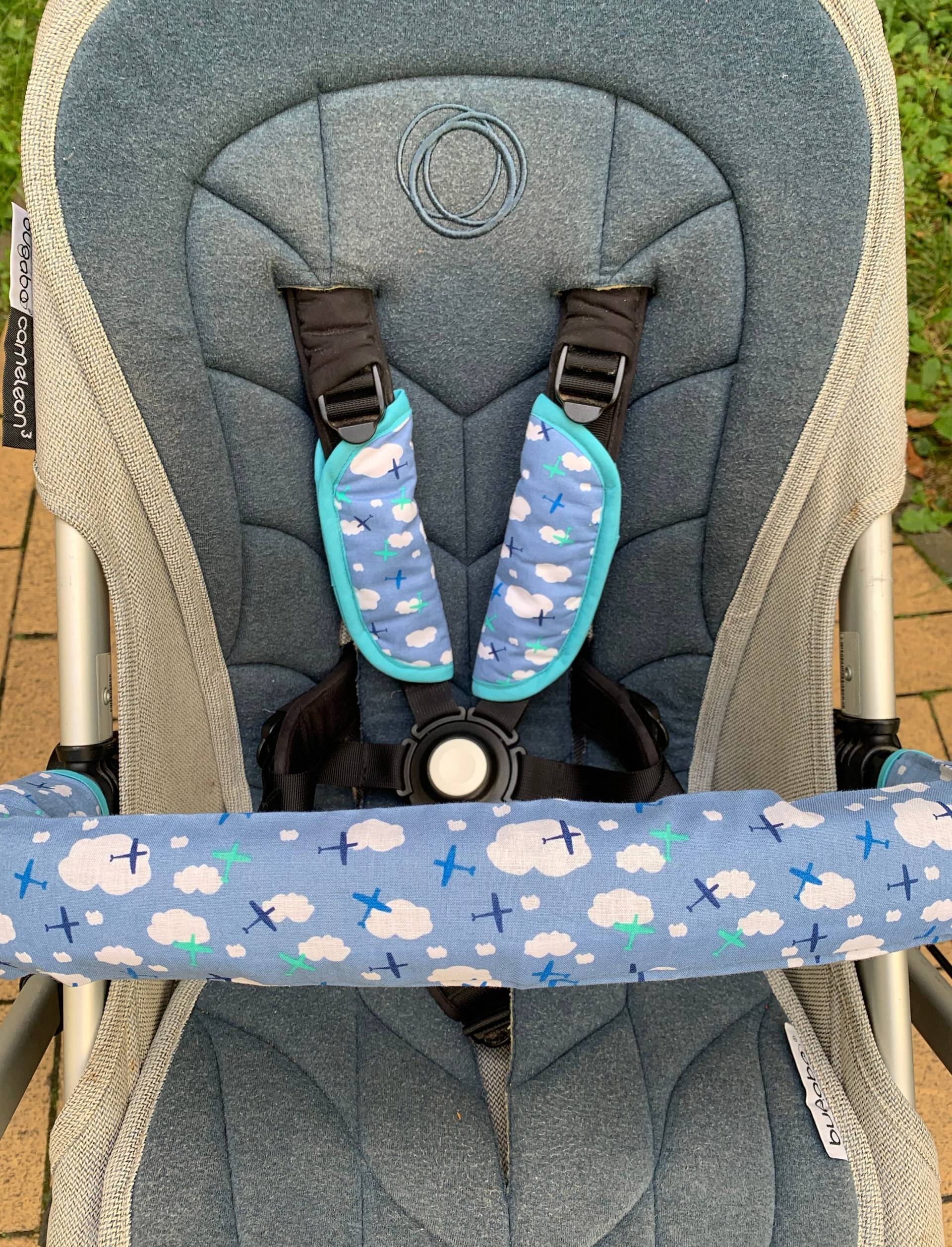 Kinderwagen Buggy Bezug Set Gurtpolster Und Bauchbügel Flugzeuge von Etsy - Rafetti