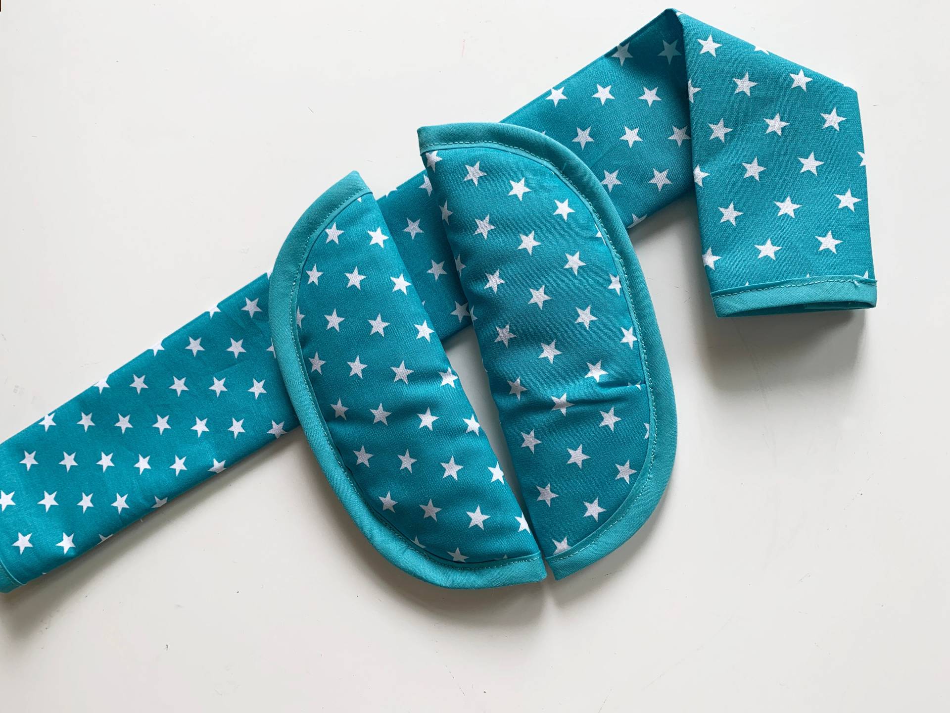 Kinderwagen Buggy Gurtpolster Bügelschoner Sterne Türkis Kinderwagen Buggy Gurtpolster Bügelschoner Sterne Türkis von Etsy - Rafetti