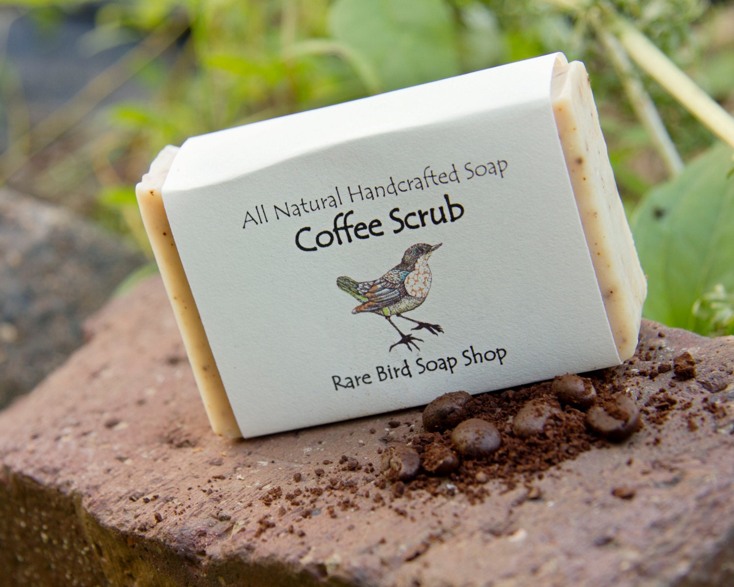 Kaffeepeeling-Seife-Handgefertigte Seife von Etsy - RareBirdSoapShop