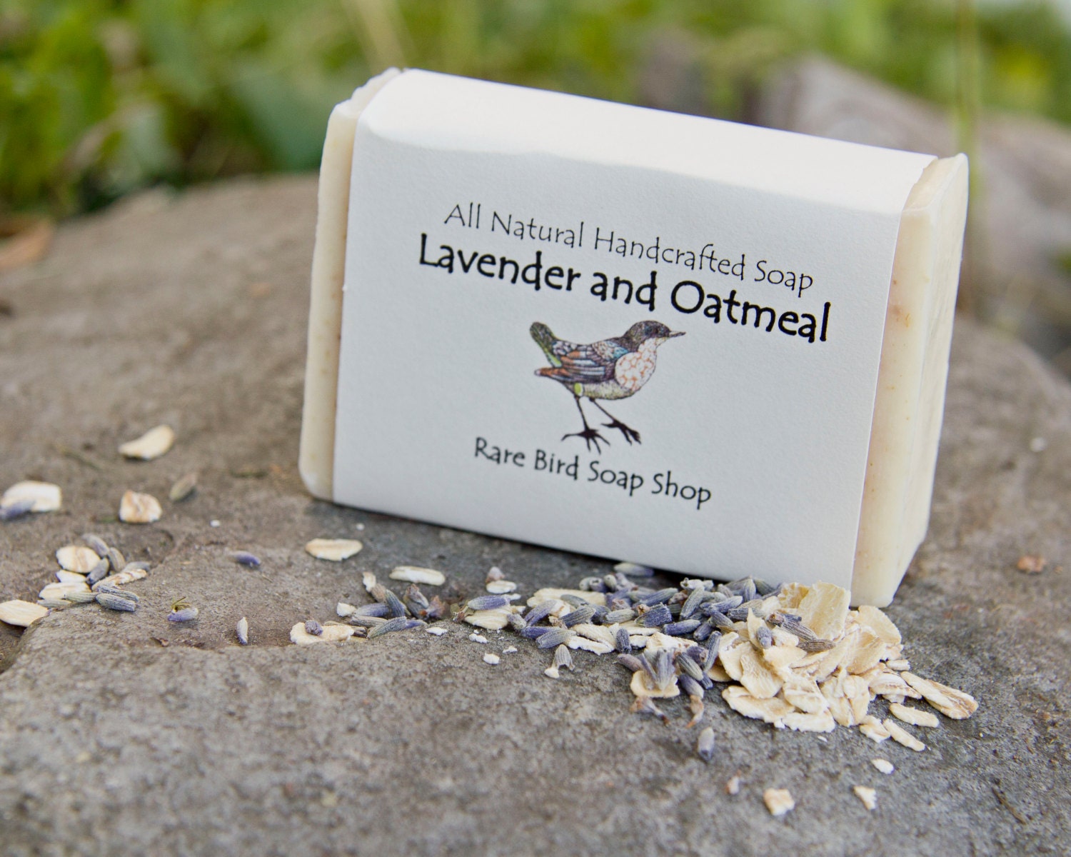 Lavendel & Haferflocken Seife-Handgefertigte Seife von Etsy - RareBirdSoapShop