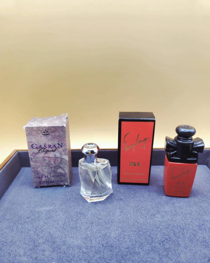 2 Parfum Miniaturen Im Original Karton von Etsy - Rareandvintageluxury