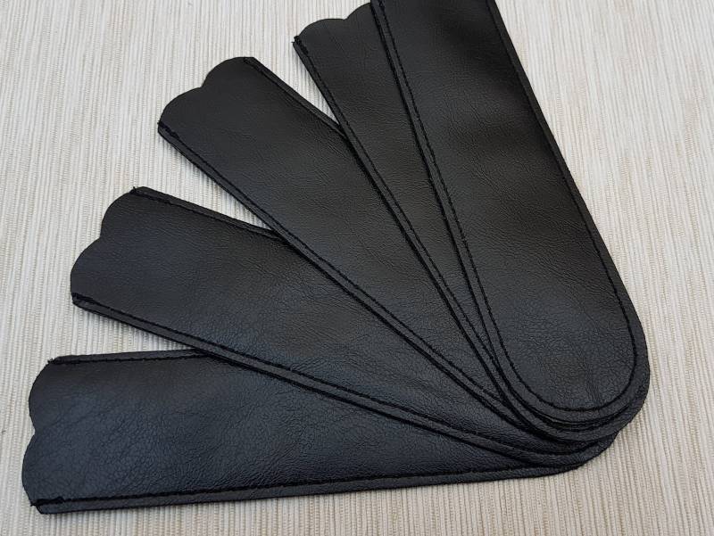 x5 Beutel Für Rasiermesser Aus Kunstleder Größe 5/8 - 7/8+ Braun Oder Schwarz von Etsy - RazorsandMore
