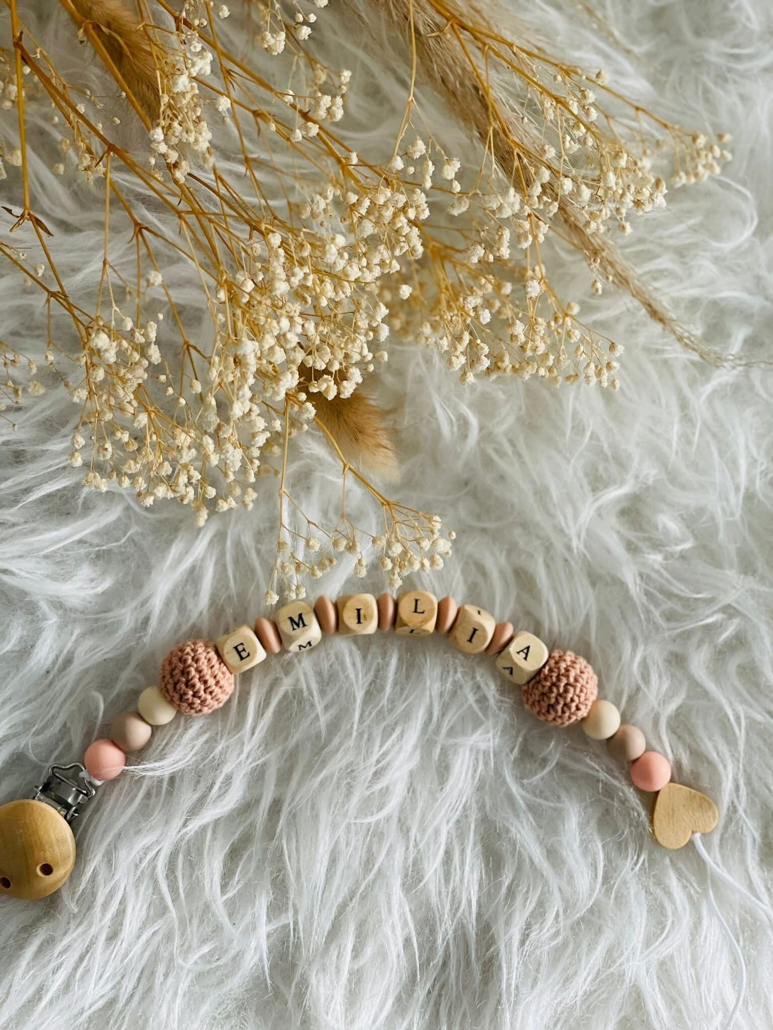 Schnullerkette Mit Namen Handgefertigt Personalisiert Schnullerkette Mit Namen Handgefertigt Personalisiert von Etsy - ReUnikat