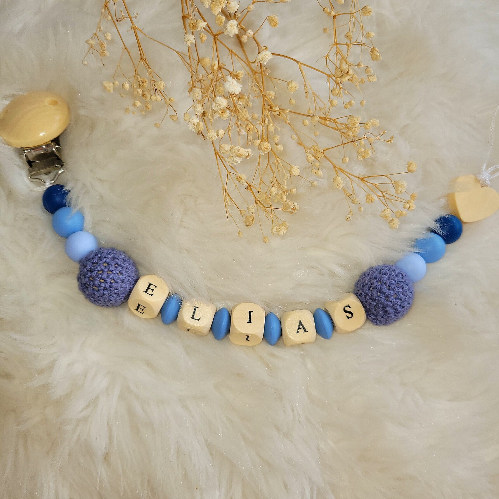 Schnullerkette Mit Namen Handgefertigt Personalisiert Schnullerkette Mit Namen Handgefertigt Personalisiert von Etsy - ReUnikat