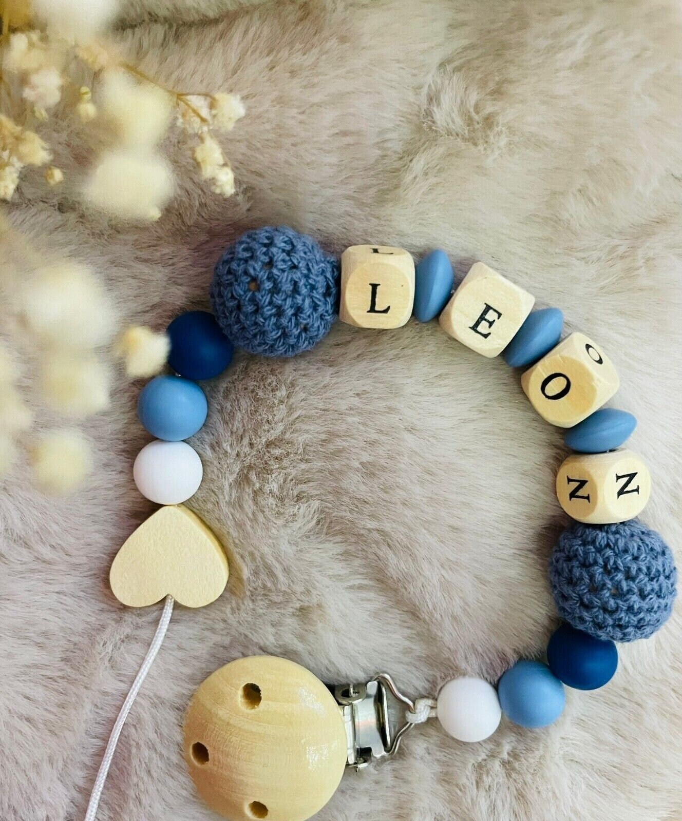Schnullerkette Mit Namen Handgefertigt Personalisiert Schnullerkette Mit Namen Handgefertigt Personalisiert von Etsy - ReUnikat