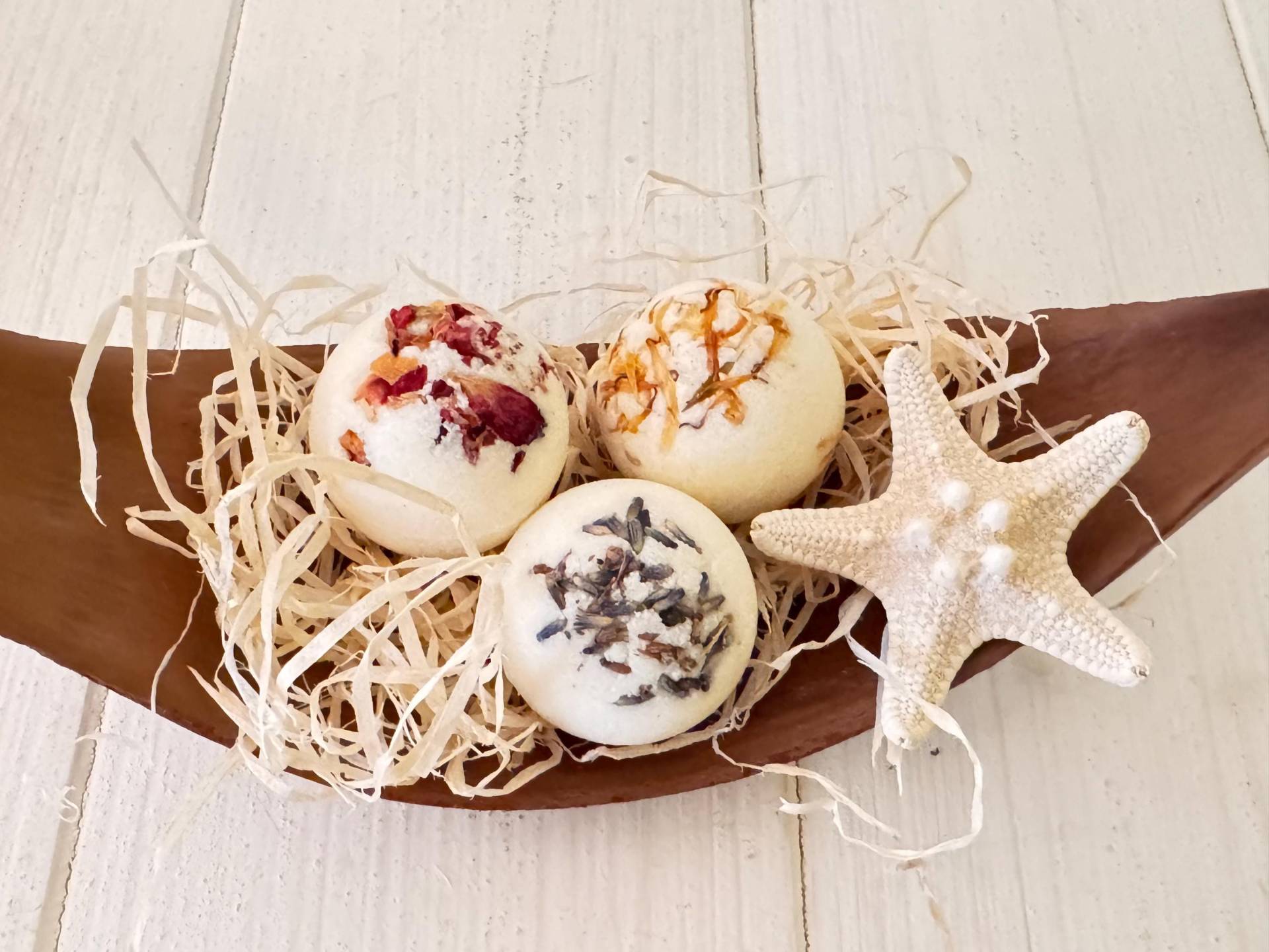 Badepralinen Im Set Kleine Auszeit Rose Lavendel Ringelblume von Etsy - ReVitalDuftundGenuss