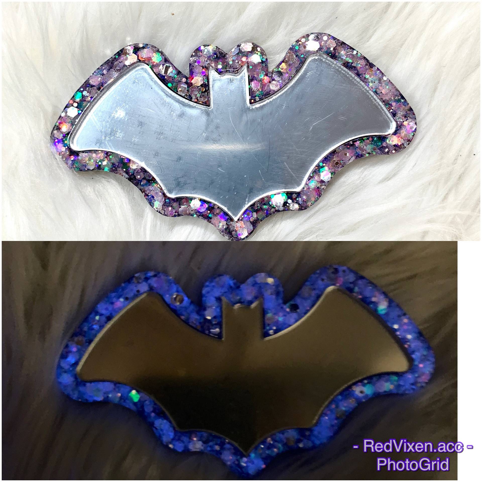 Fledermaus Glow in The Dark Glitzer Kompaktspiegel | Glitzerspiegel Reisespiegel Halloween Galaxy Fledermaus Glow in The Dark Glitzer Kompaktspiegel | Glitzerspiegel Reisespiegel Halloween Galaxy von Etsy - RedVixenAcc