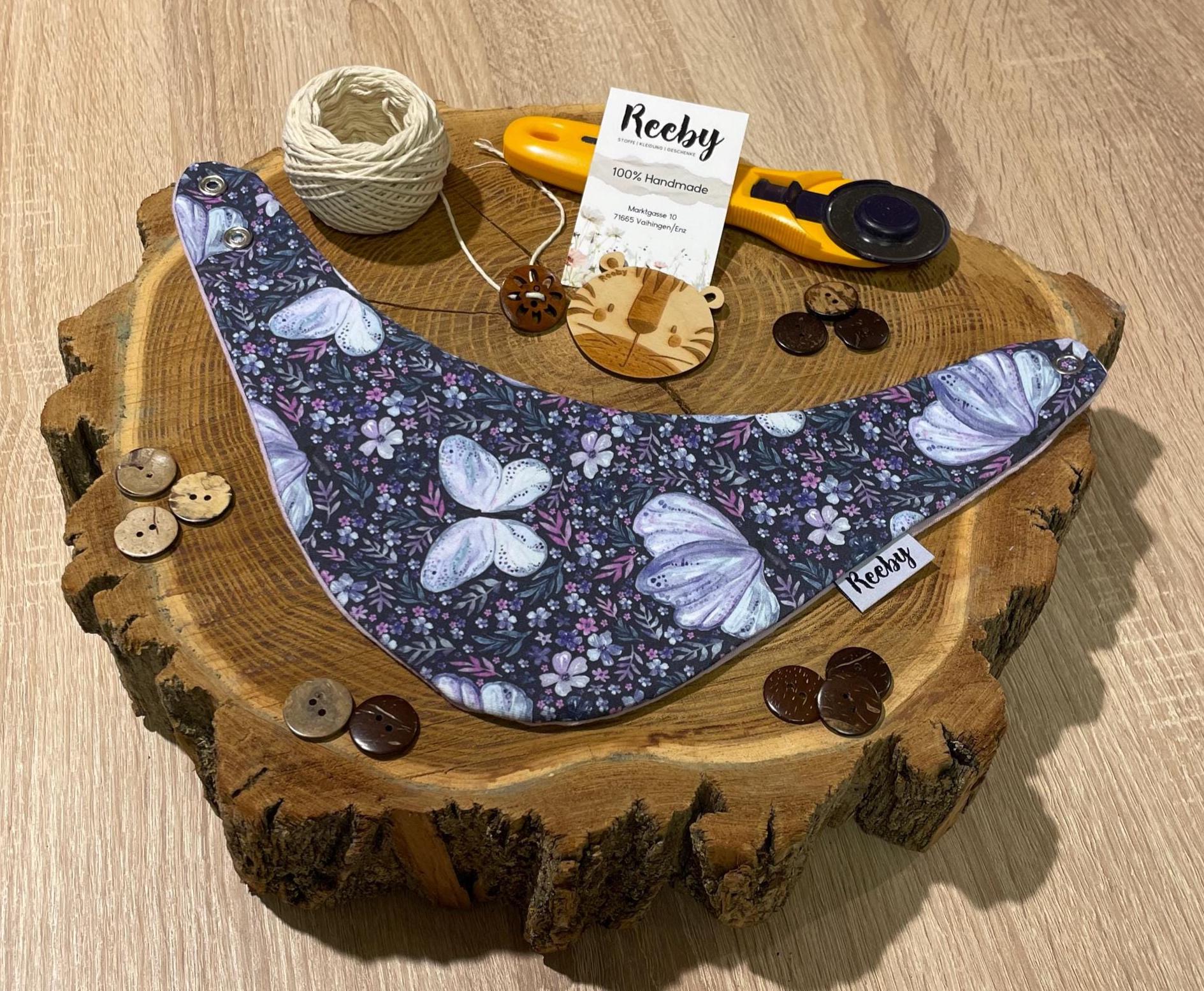 Lätzchen | Butterfly Blossom Baby Dreieckstuch 0 - 5 Jahre von Etsy - ReebyStore