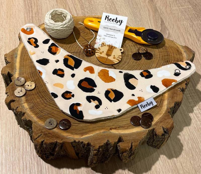 Lätzchen | Leopard's Love Baby Dreieckstuch 0 - 5 Jahre von Etsy - ReebyStore