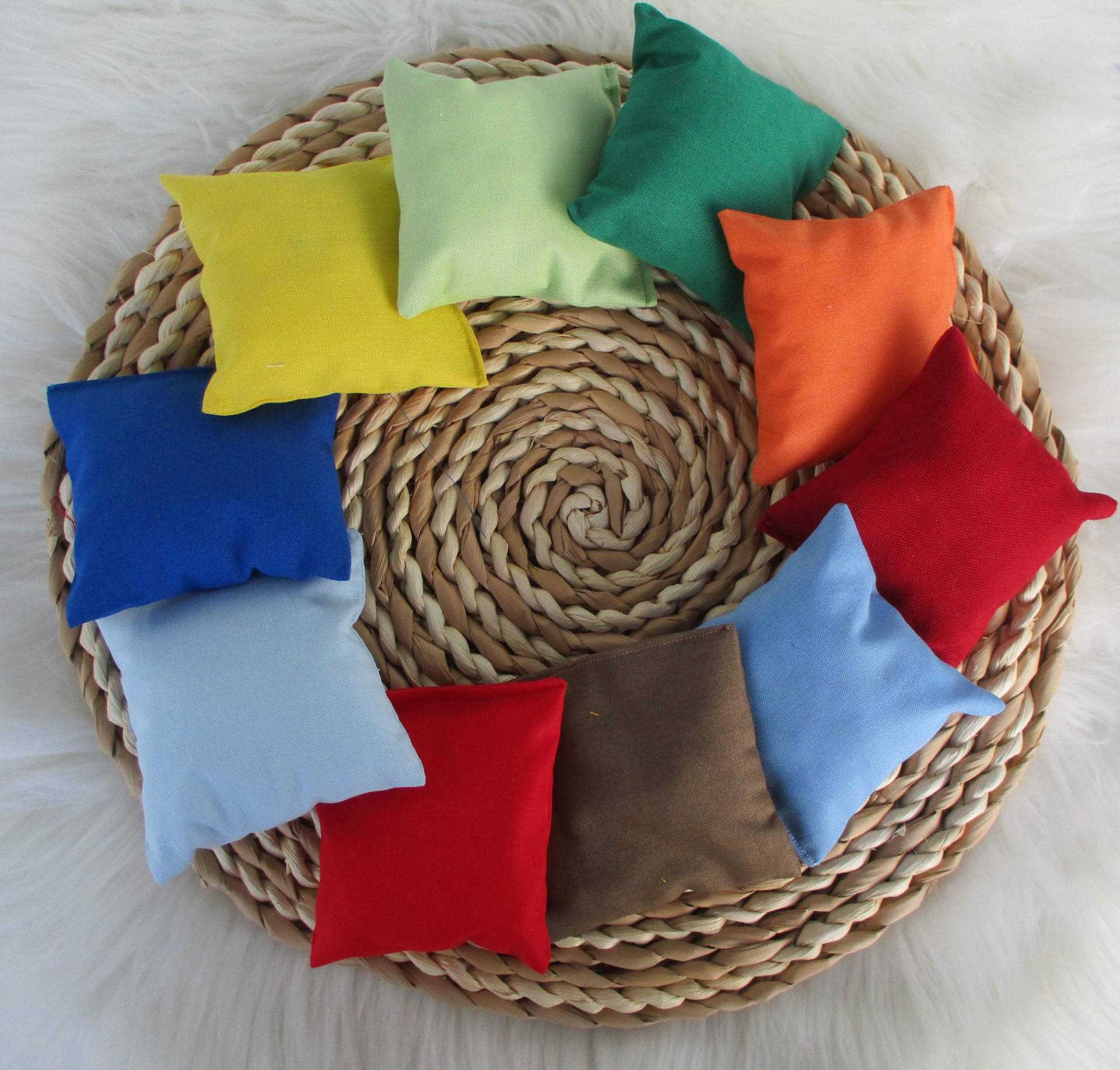 Fühlsäckchen, Sensorikkissen, Motoriksäckchen, Montessori Spielzeug, Sinnesspiel, Upcycling Ideen Aus Stoffresten, Geschenk, R Egenbogen von Etsy - RegenbogenfabrikShop