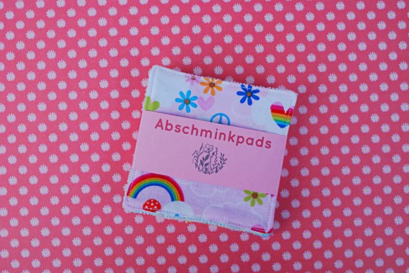 5Er Pack Abschminkpads Wiederverwendbar Waschbar Regenbogen Set Microfaser von Etsy - RegenbogenxLaden