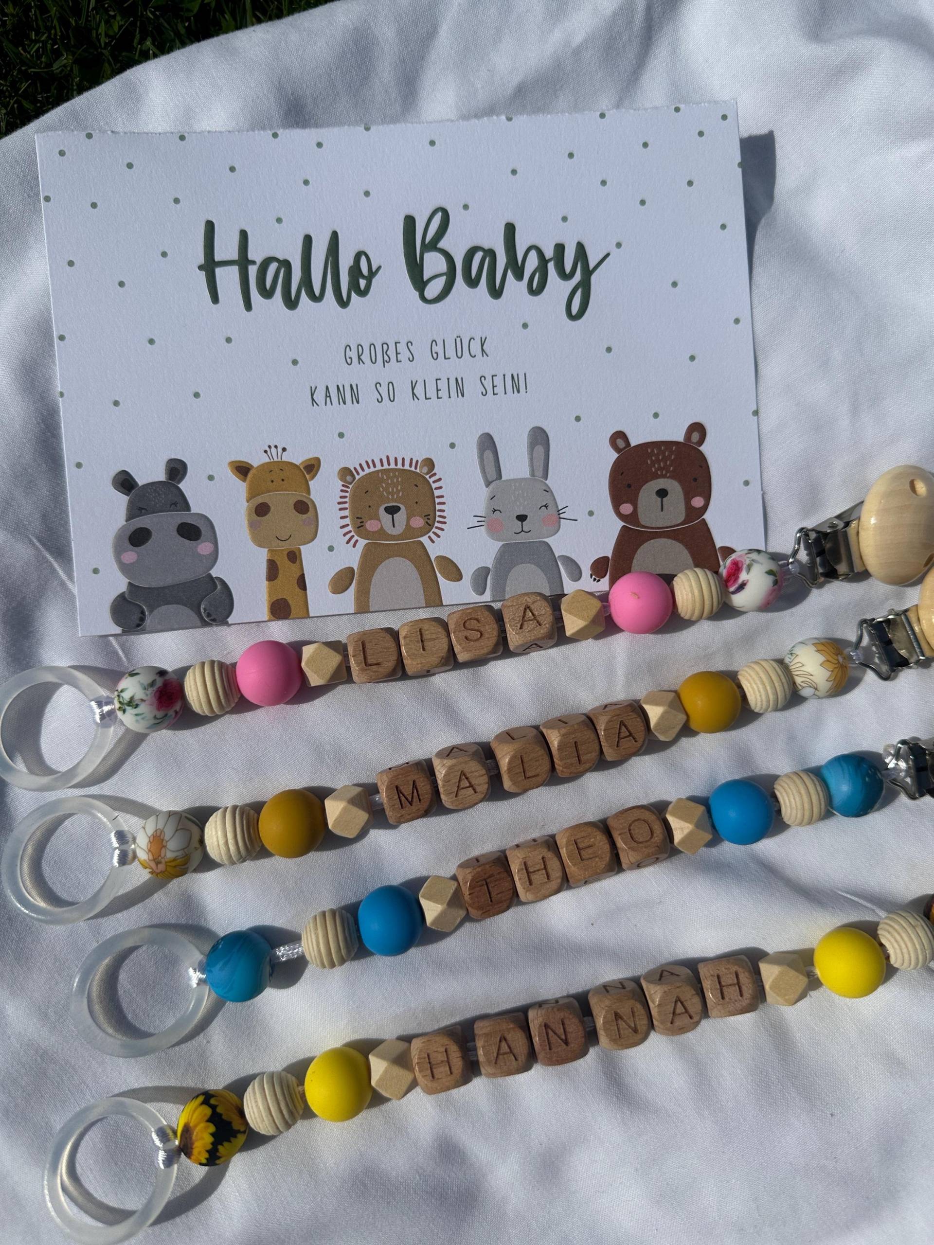 Personalisierte Schnullerkette Personalisierte Schnullerkette von Etsy - ReginaBabyetsy