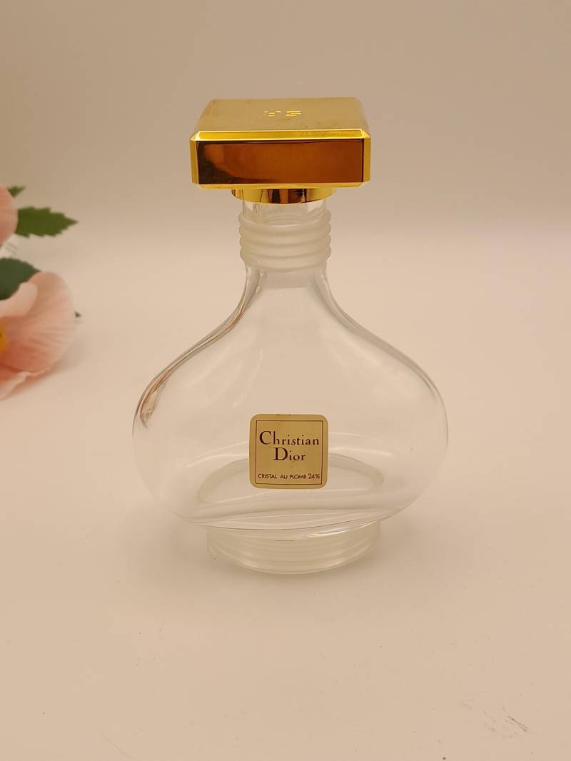 Christian Dior - Parfümflasche Aus Kristall Vintage 1990Er Jahre Home Collection Bleikristall von Etsy - ReginasPerfume