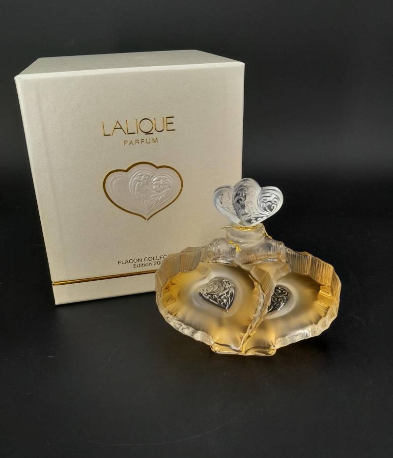 Lalique Deux Coeurs | 2004 - 50 Ml Extrait De Parfum Limitierte Nummerierte Kristall-Edition Vintage-Sammlerstück Aus Den 2000Er Jahren von Etsy - ReginasPerfume