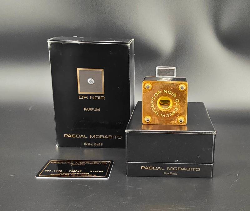 Pascal Morabito Or Noir | 1980 - 15 Ml Extrait De Parfum Splash Nummerierte Limited Edition Vintage 1980Er Jahre Damenparfüm von Etsy - ReginasPerfume
