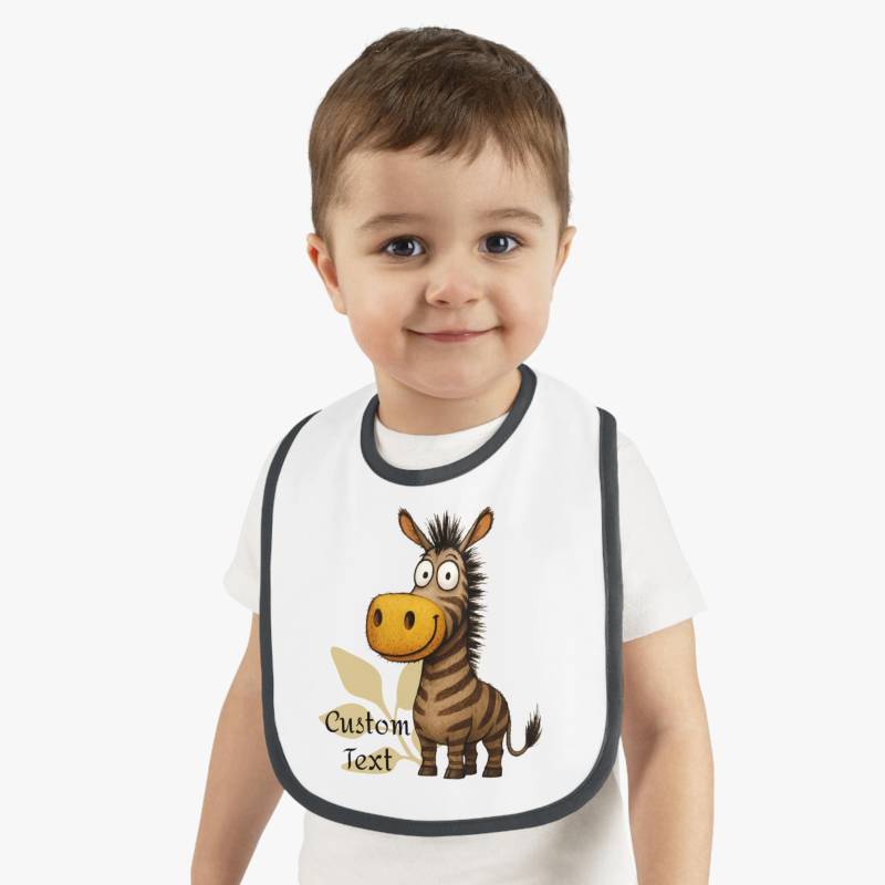 Niedliches Baby Zebra Lätzchen, Personalisiertes Baby-Dusche-Geschenk, Individuelles Baby-Zubehör, Füttern Lätzchen von Etsy - Retro80sMania