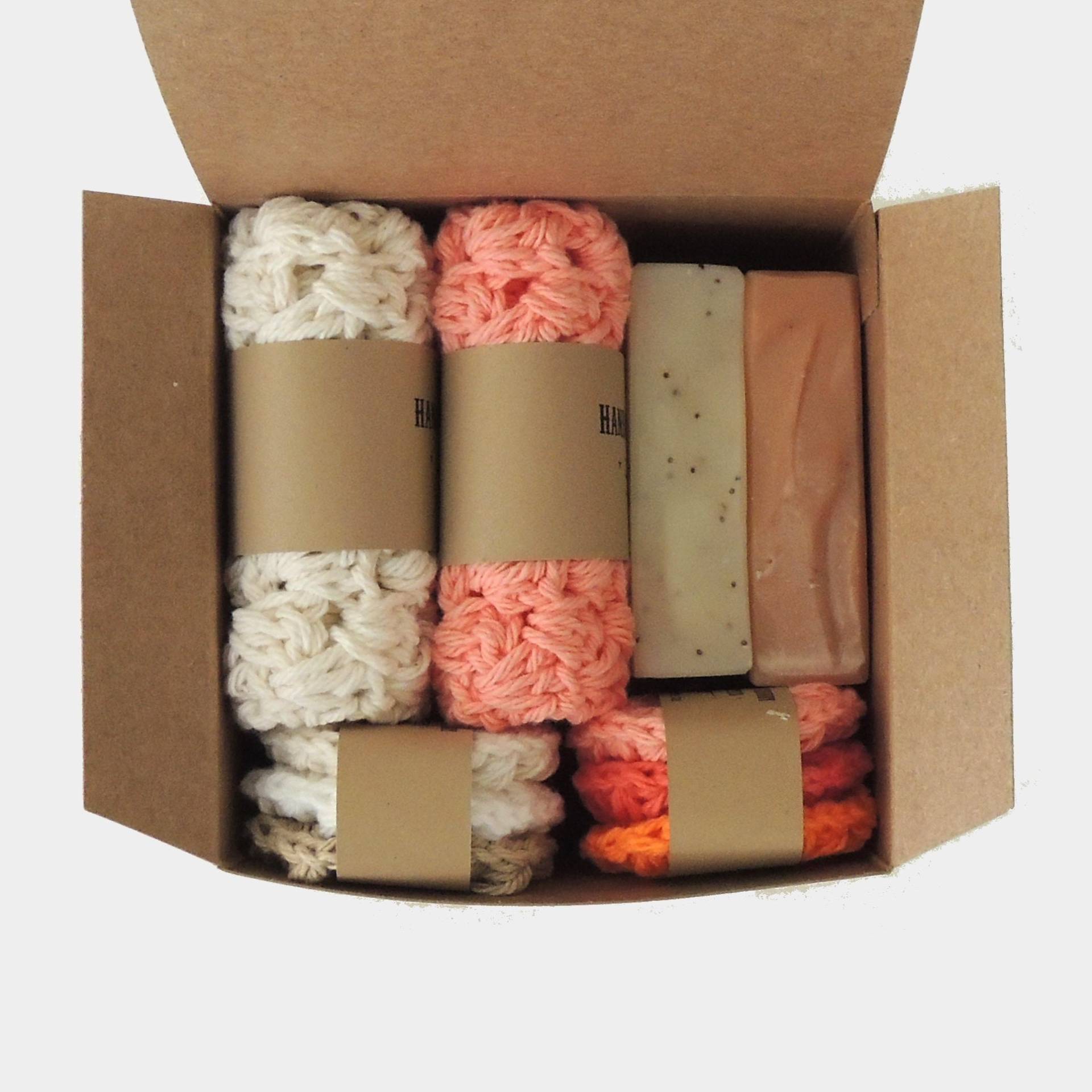 Großmutter Geschenk Box | Weihnachtsgeschenke Für Sie Oma Geschenke 2 Seifen Waschlappen 6 Gesichtspeelings Unparfümiertes Veganes Set von Etsy - RightSoap