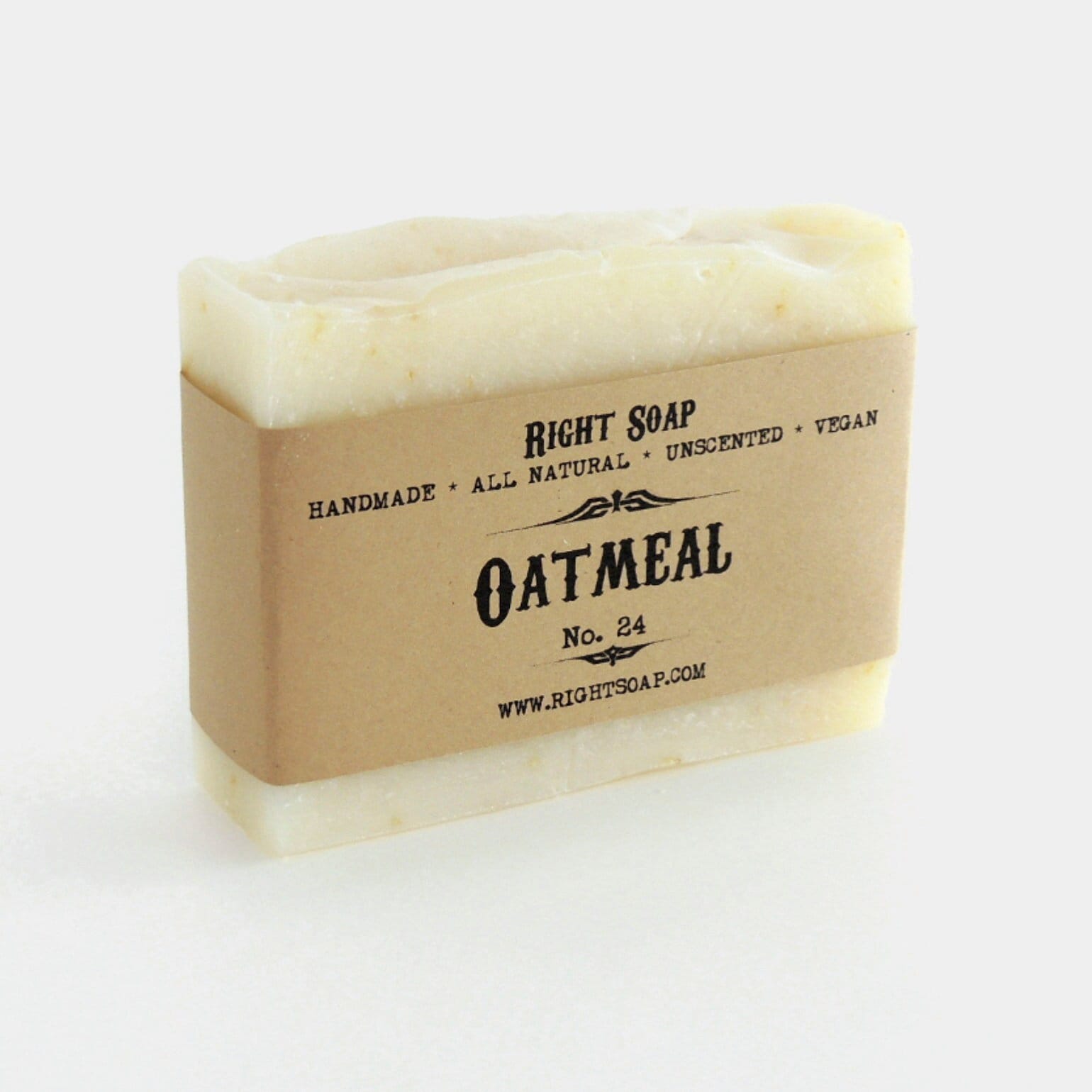Peeling-Seife Mit Haferflocken Für Empfindliche Haut | Nicht Parfümierte Vegane Seife - 4, 5 Oz von Etsy - RightSoap