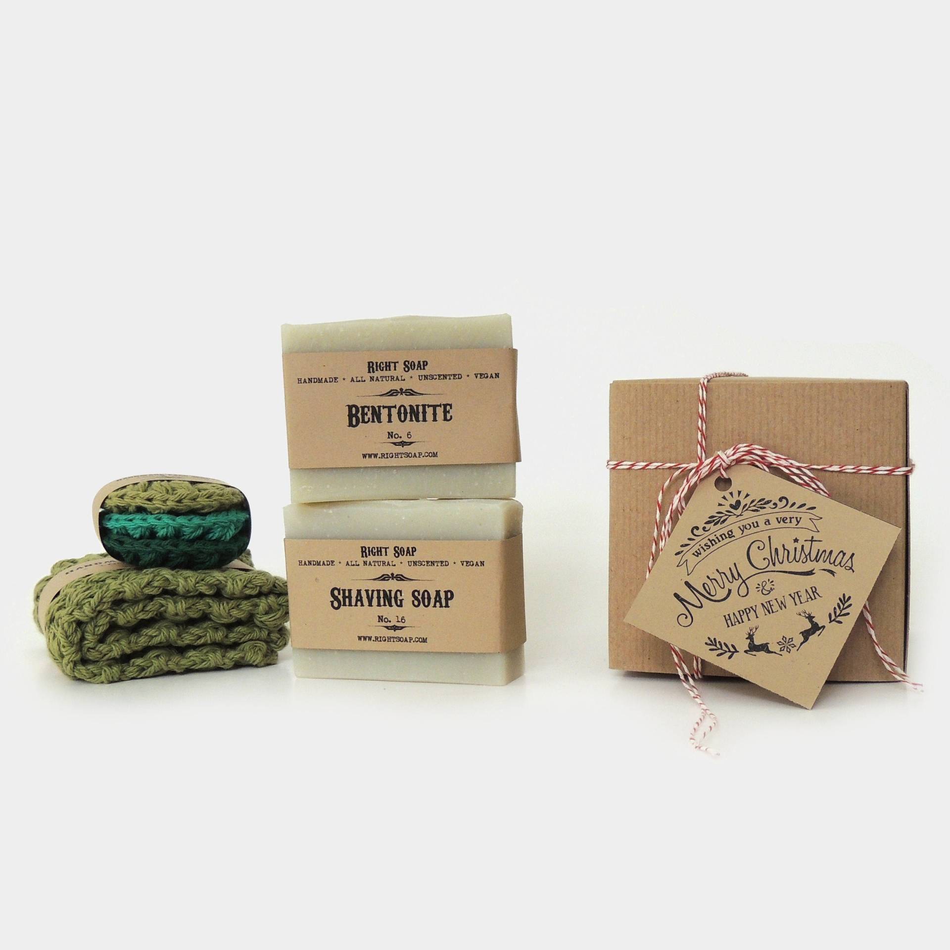 Vegan Seifen Geschenkset, Weihnachtsgeschenkbox Für Männer, Geschenk Ihn, Freund Ehemann Geburtstagsgeschenk, Natürliches, Nicht Parfümiertes von Etsy - RightSoap