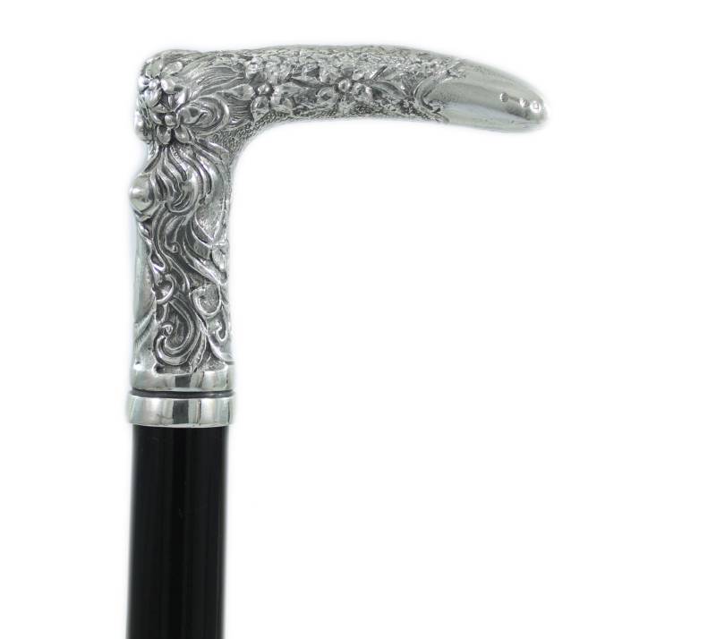 Eleganter Spazierstock, Geschenk Für Ältere Menschen, Weiblicher Griff, Anpassbar Mit Gravur, Handgefertigt in Italien von Etsy - RobertoCavagnini