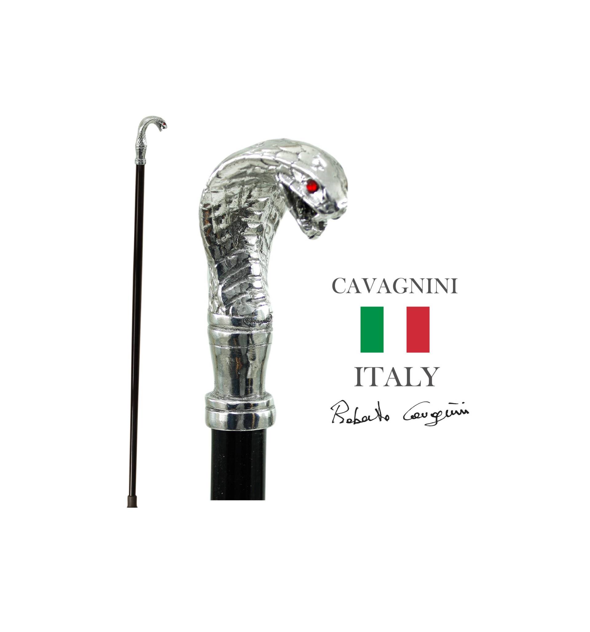 Eleganter Spazierstock, Rote Augen Kobra, Ergonomisch Und Anpassbar, Für Männer Frauen, Handgefertigt in Italien Eleganter Spazierstock, Rote Augen Kobra, Ergonomisch Und Anpassbar, Für Männer Frauen, Handgefertigt in Italien von Etsy - RobertoCavagnini