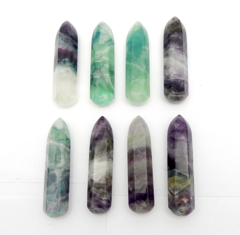 Fluorit-Kristall-Massage-Zauberstab Spitze von Etsy - RockParadise