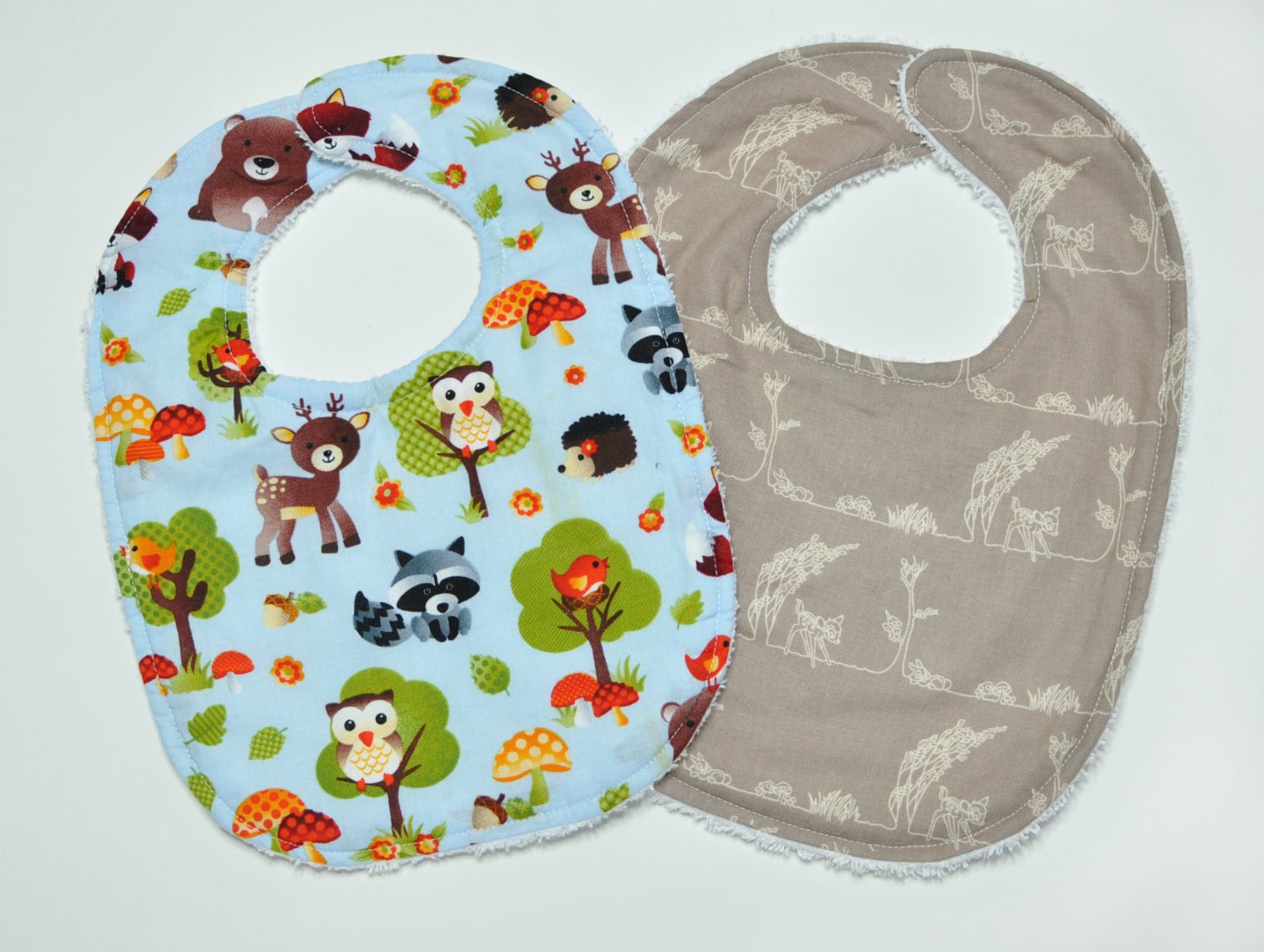 Baby Boy Lätzchen - Woodland Baby-Lätzchen Hirsch Eule Tragen Fox von Etsy - RockinColt