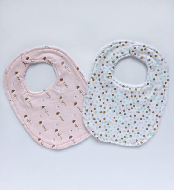 Baby-Dusche-Geschenk - Lätzchen Baby-Geschenk Rosa Flamingo von Etsy - RockinColt