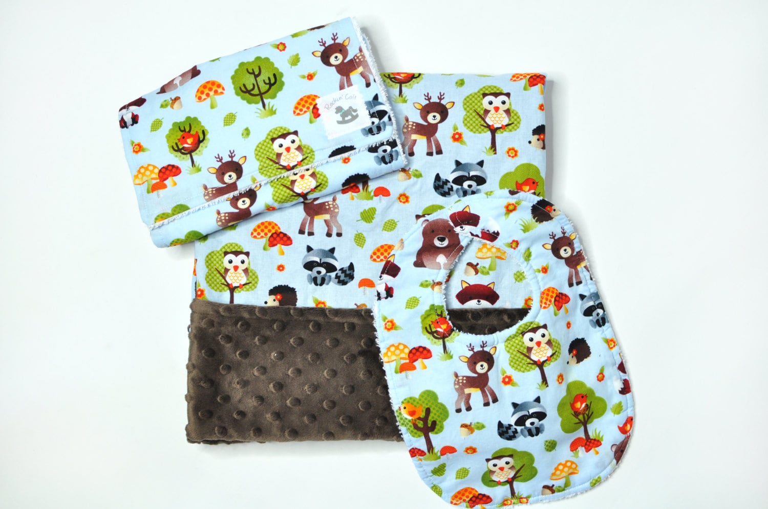 Baby Woodland Geschenk - Rustikal Baby-Geschenk Fuchs Hirsch Eule Bär von Etsy - RockinColt
