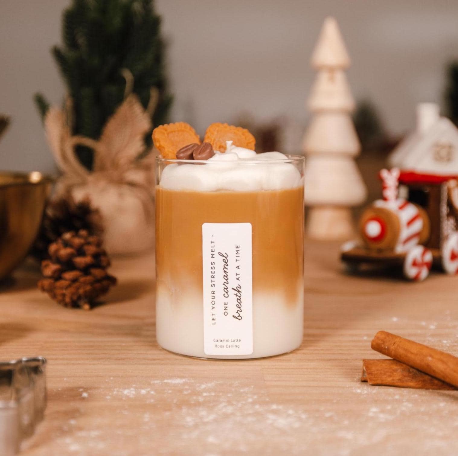 Caramel Latte Kerze Mit Geschenkidee Weihnachten Mädchen Weihnachtsgeschenk Für Coffee Addict Gift Idea Fans Geschenk von Etsy - RoosDeko