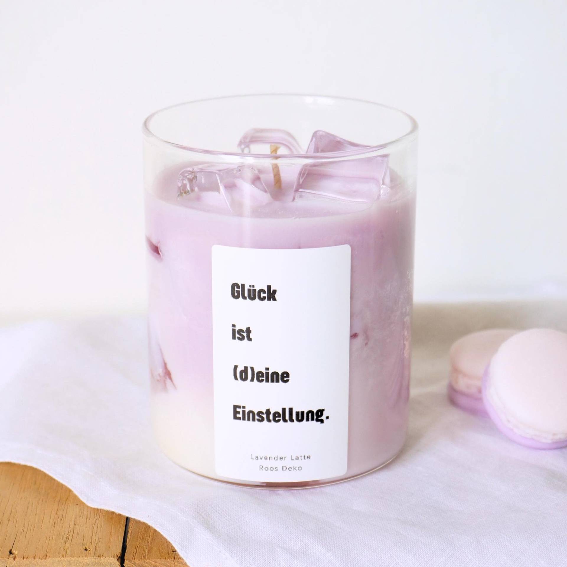 Lavender Latte Duftkerze Mit Lavendel Iced Latte Getränk Kerze Für Sie Geschenk Freundin Frau Geburtstag von Etsy - RoosDeko