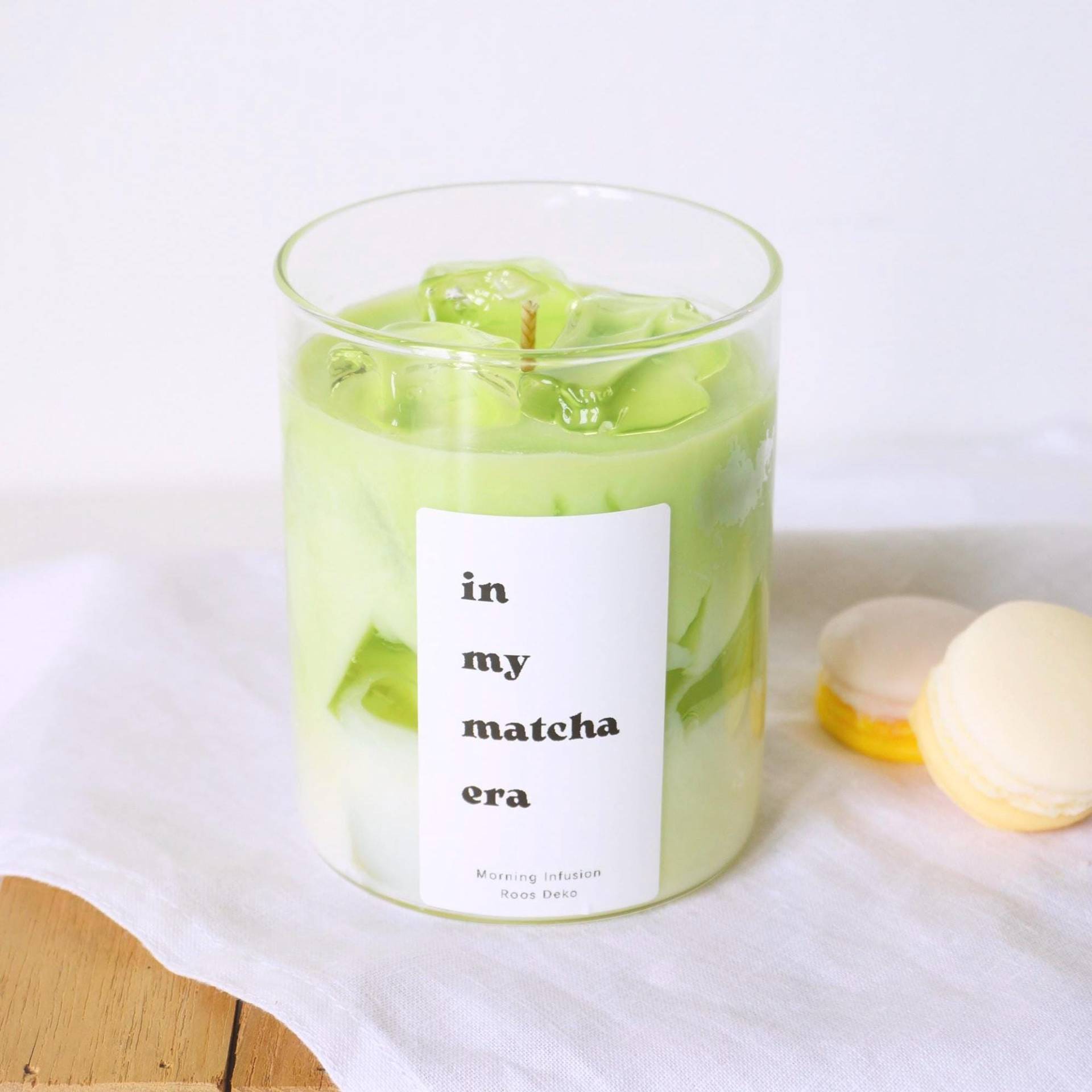 Matcha Latte Kerze Green Lover Grüntee Duftkerze Mit Teegeruch Iced Matcha Latte Geschenk Für Sie Geburtstagsgeschenk von Etsy - RoosDeko