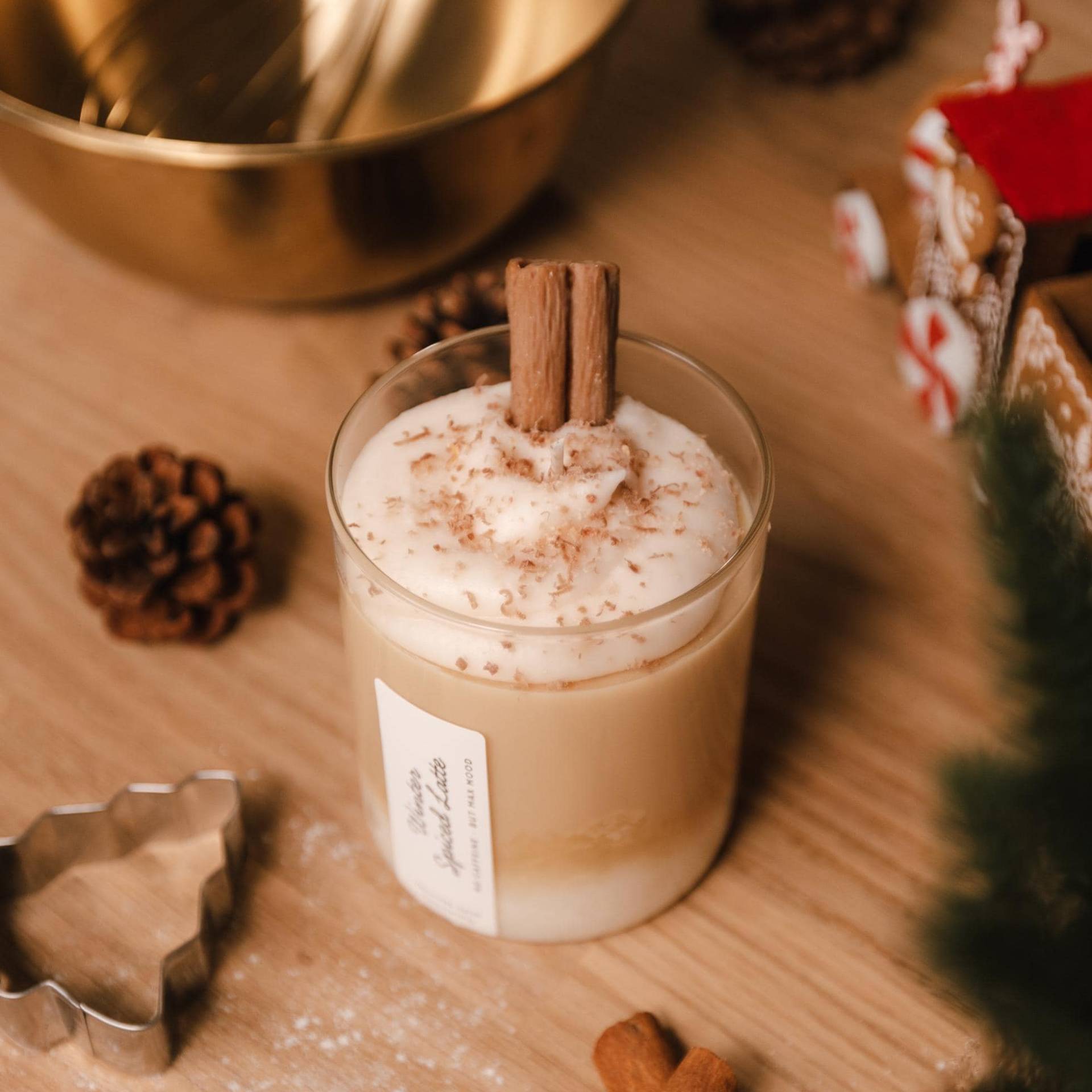 Personalisierte Latte Kerze Mit Text Geschenk Christmas Spice Weihnachtsgeschenk Für Sie Personalisierte Fans von Etsy - RoosDeko