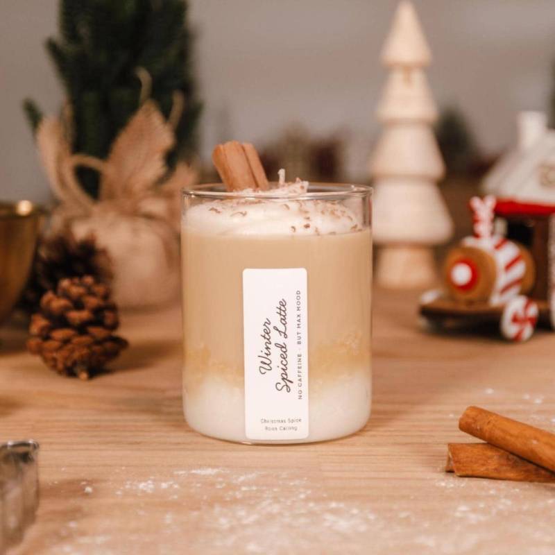 Winter Spiced Latte Kerze Mit Weihnachtsduft Chai Weihnachtgeschenk Art Weihnachtskerze Für Sie Geschenkidee Frauen von Etsy - RoosDeko