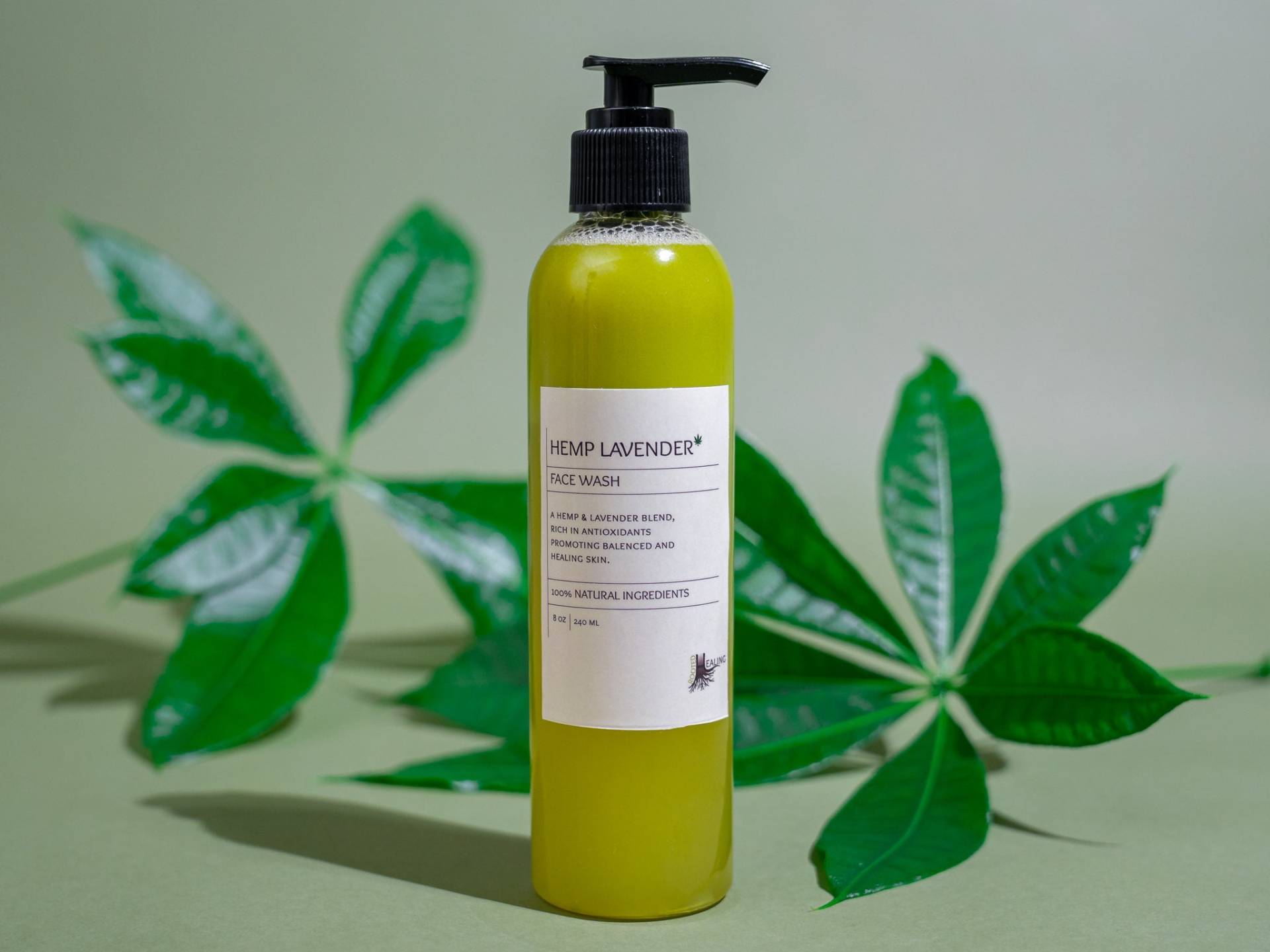 Hanf-Lavendel Gesichtswäsche von Etsy - RootedHealing